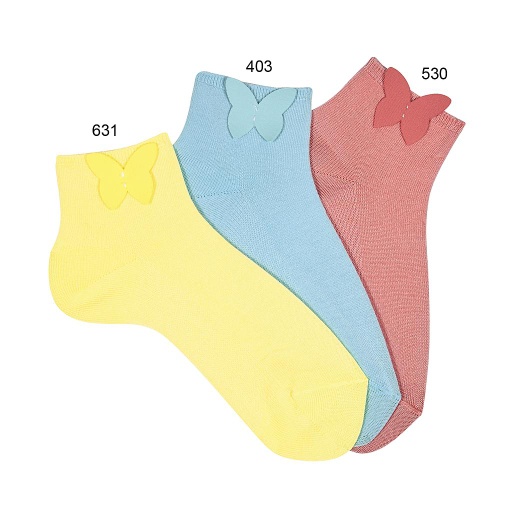 Sock W/ Butterfly