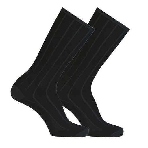 [6080/6-900-U] Mens Ribbed Modal Sock W/O Elastic Cuff