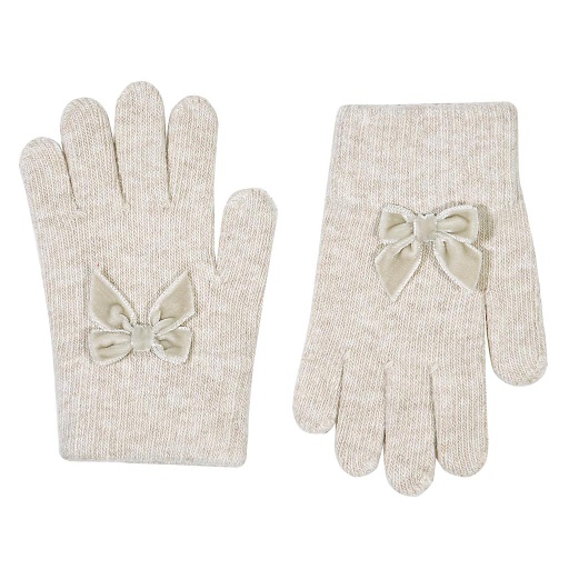 Gloves W/ Velvet Bow