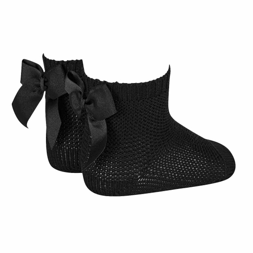 Garter Stitch Sock W/ Bow