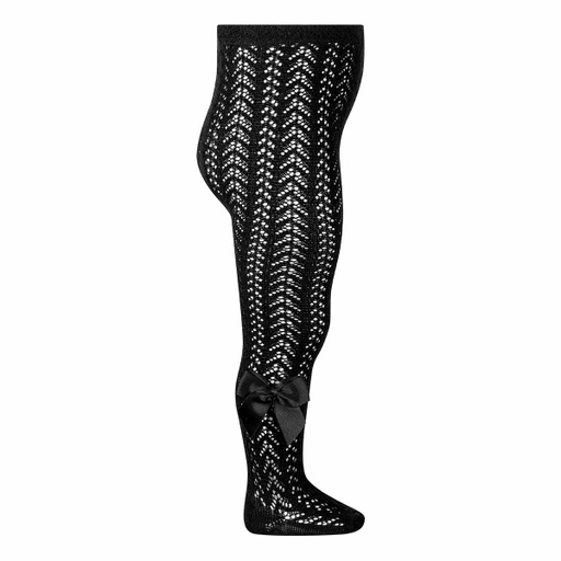 Full Crochet Tights W/ Grosgrain Bow