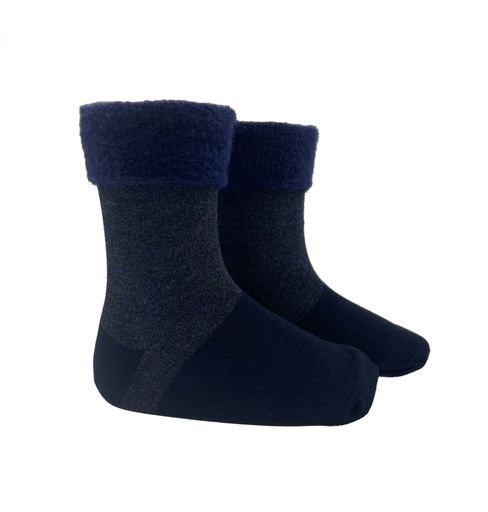 Lurex Sock W/ Furry Cuff
