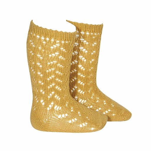 Warm Cotton Full Crochet Knee Sock