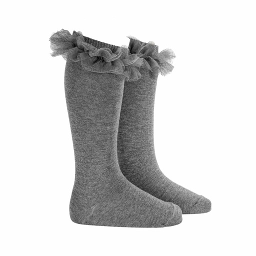Tulle Frill Knee Sock