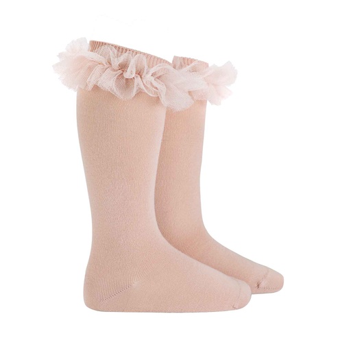 Tulle Frill Knee Sock