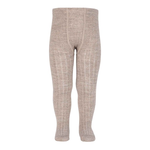 Wool Blend Ribbed Tights