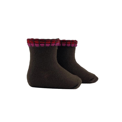 Sock W/ Colored Edge