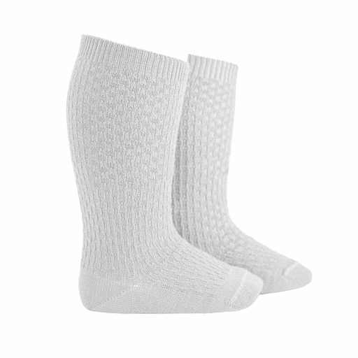 Wool Blend Patterned Knee Sock