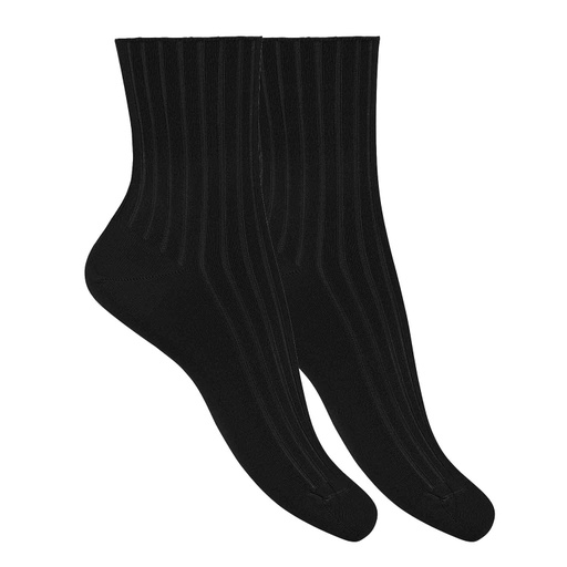 Womans Ribbbed Modal Sock W/O Elastic