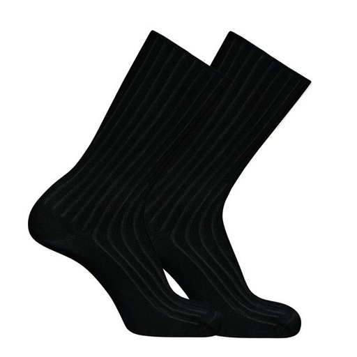 Mens Ribbed Modal Sock W/O Elastic Cuff