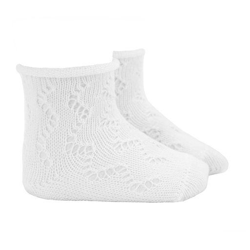 Zigzag Patterned Crochet Sock