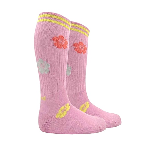 Hibiscus Print Midi Sock