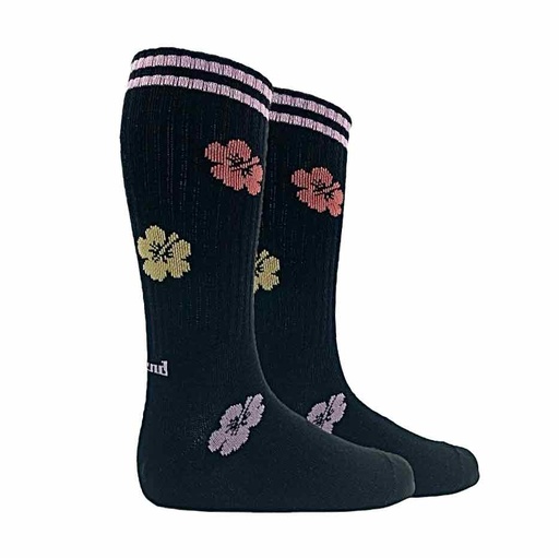 Hibiscus Print Midi Sock
