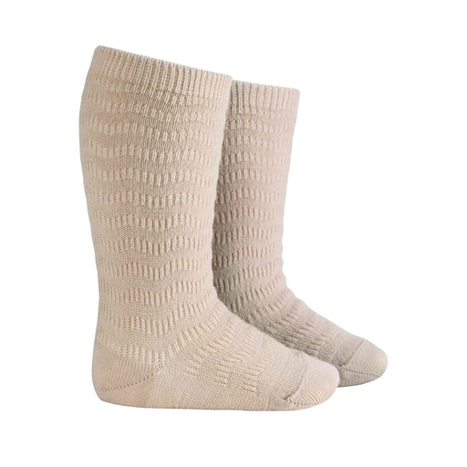 Wool Wave Design Knee Sock