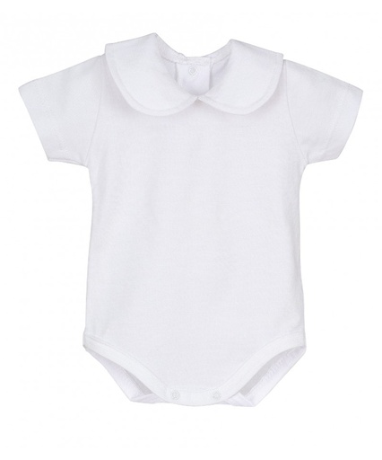 Round Collar Short Sleeve Bodysuit