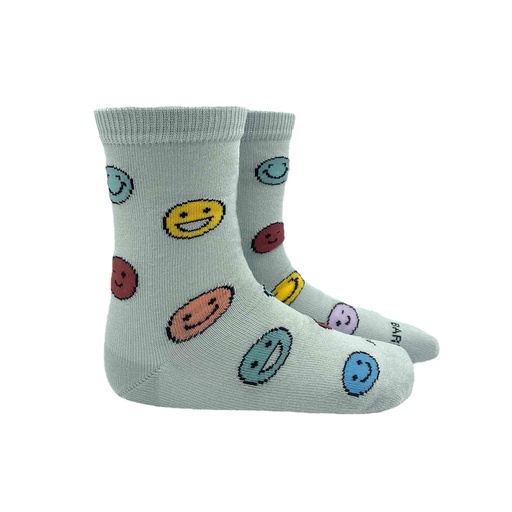 Barefoot Smile Print Sock