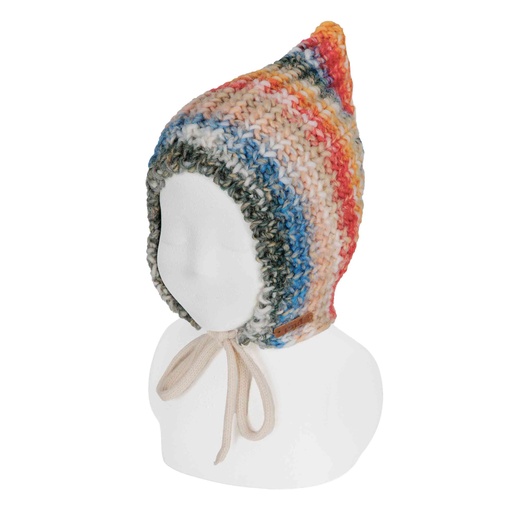Multicolor Pixie Bonnet
