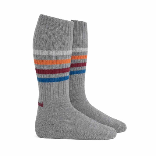 Multicolor Striped Midi Sock