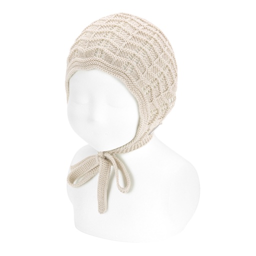 Zig Zag Openwork Bonnet