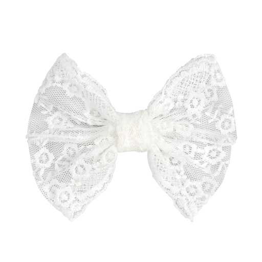 [50.960.000-202-U] Bobbin Lace Bow Hair Clip
