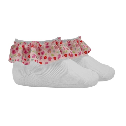 Anklet W/ Liberty Print Ruffle