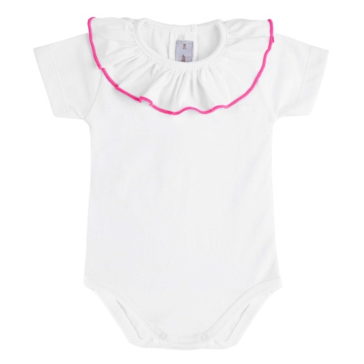 Color Trimmed Collar Bodysuit