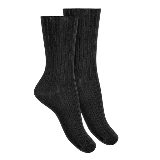 Women’s Ribbed Modal Sock W/O Elastic Cuff