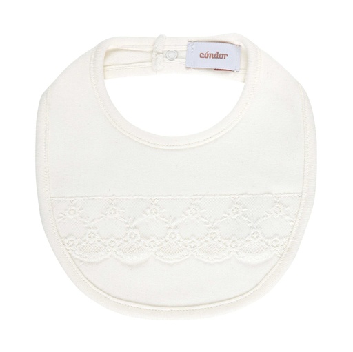 [54.500.310-202-U] Bib W/ Bobbin Lace