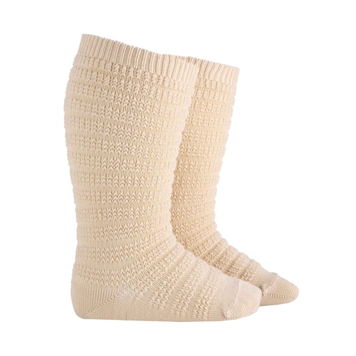 Horizontal Textured Knee Sock