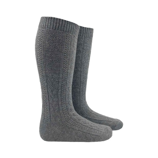 Warm Cotton Designed Knee Sock