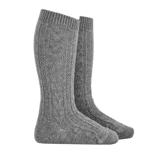 Warm Cotton Designed Knee Sock