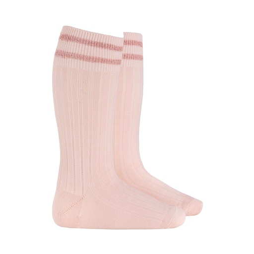 Shimmer Striped Knee Sock