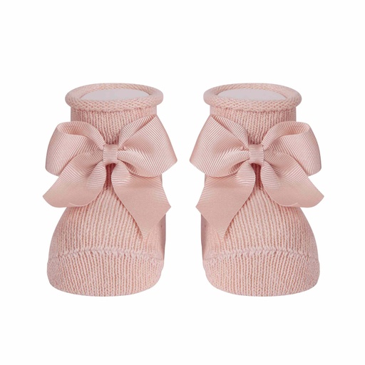 Baby Sock w/ Grosgrain Bow