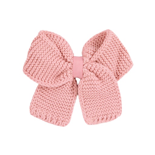 Garter Stitch Bow Hair Clip