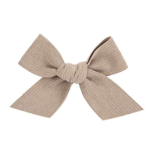 Micro Corduroy Bow Hair Clip