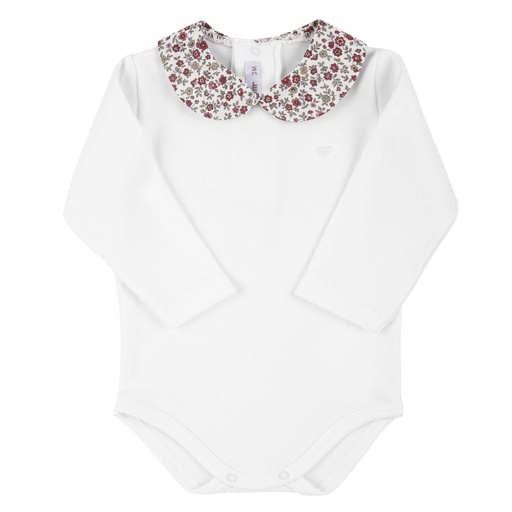 Floral Print Collar Bodysuit